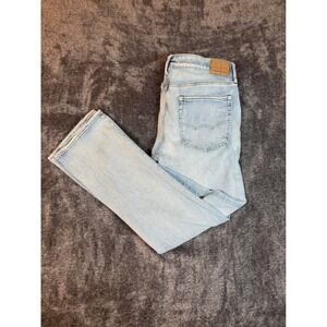 American Eagle Original Boot Cut Jeans Light Wash Airflex+ Denim Size 34x32